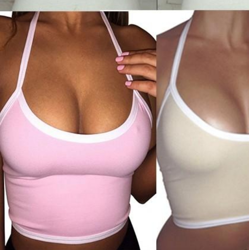 Pink Crop Top